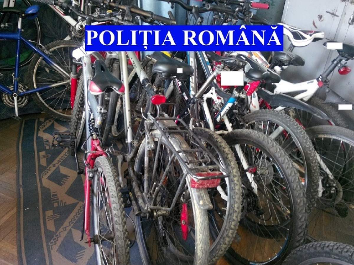 A fost prins cel mare hoţ de biciclete din ţară!