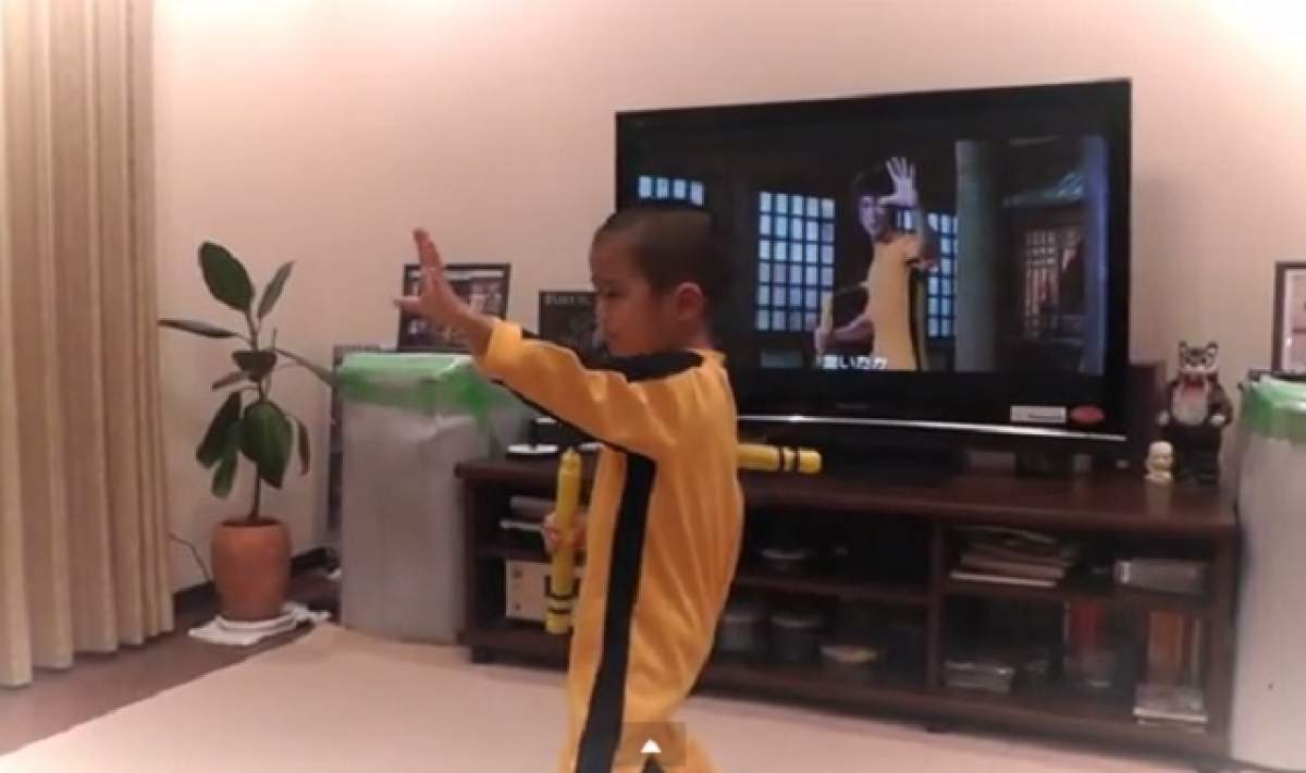 VIDEO / Are 5 ani şi e copia fidelă a lui Bruce Lee! Imaginile astea au impresionat lumea întreagă