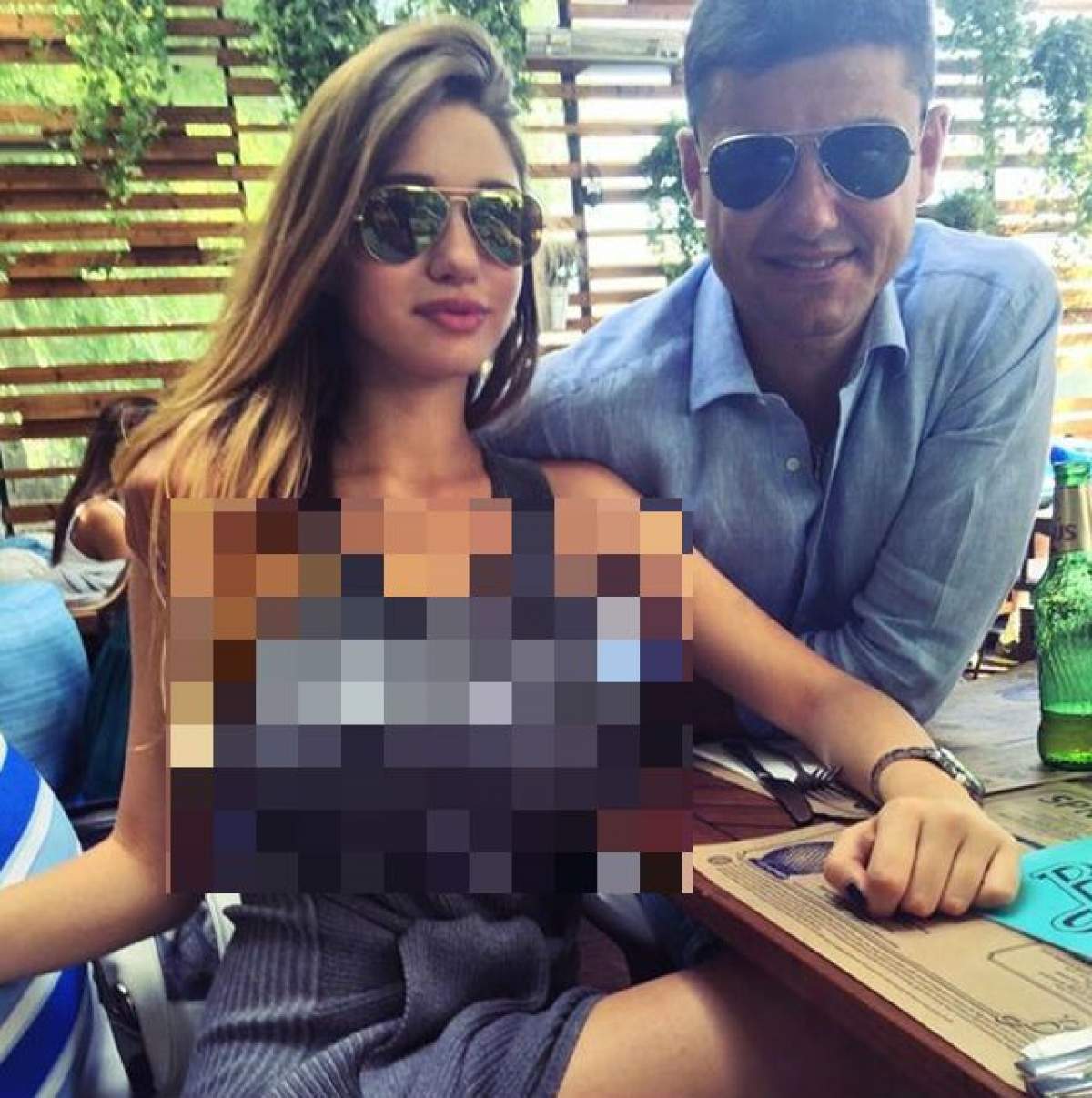 "Eleva lui Boureanu" a ieşit din casă fără sutien! Cum s-a afişat Laura Dinca, noua iubită a afaceristului