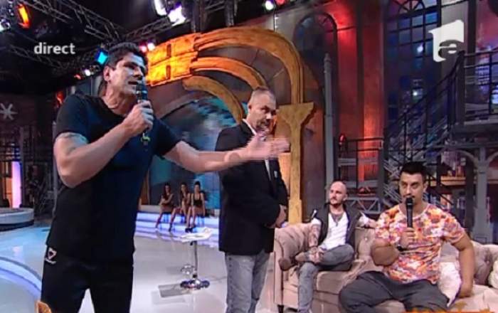VIDEO / Stelian Ogică şi Dani "Prinţul" Banatului s-au bătut în culisele emisiunii! "Îi rup gâtul!"