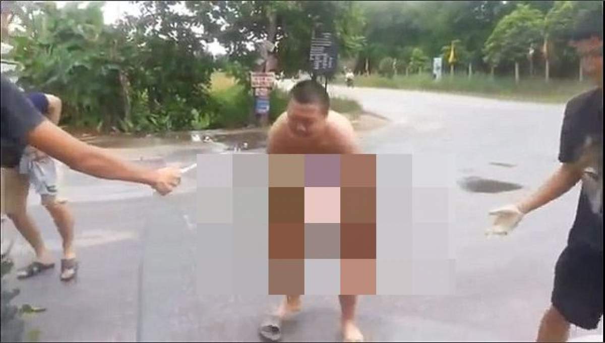 VIDEO / Culmea prostiei, nu aşa! Un bărbat a trăit momente agonizante, după ce a acceptat o glumă de-a prietenilor