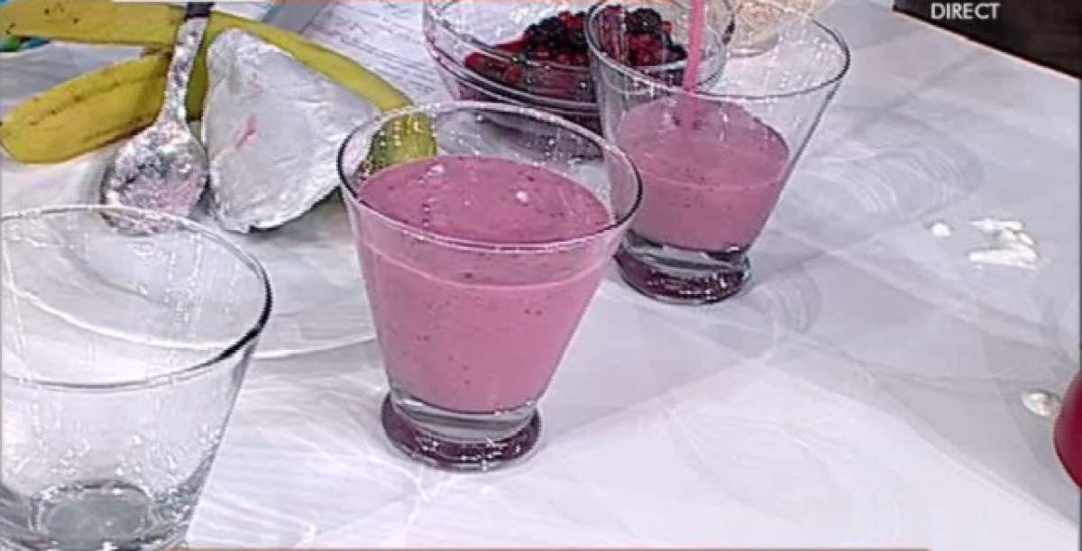 Sănătate la pahar! Smoothie-ul care-ţi face ziua mai bună!