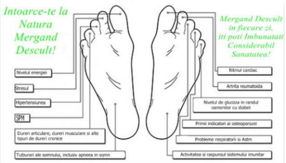 Ce se întâmplă cu organismul tău dacă mergi desculț 5 minute în fiecare zi!