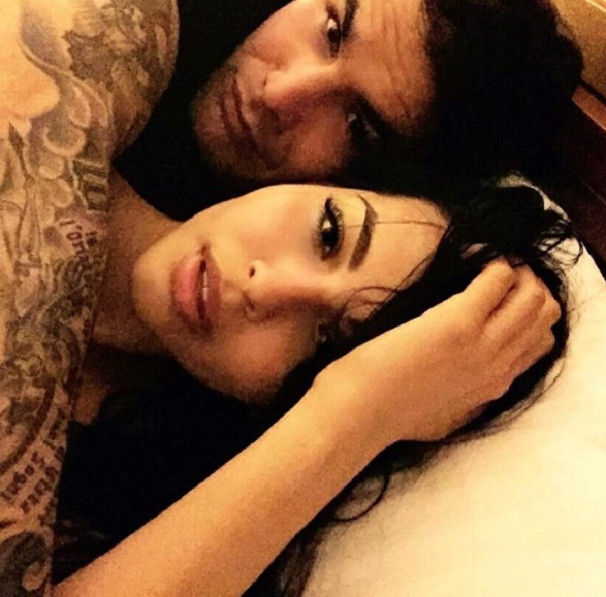 VIDEO /  Adrian Mutu şi Sandra Bachici, filmaţi în pat! Cum au fost surprinşi "Briliantul" şi iubita lui