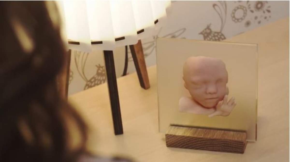 VIDEO / Tehnologia cu ajutorul căreia părinţii realizează portrete cu chipul fătului înainte ca acesta să se nască