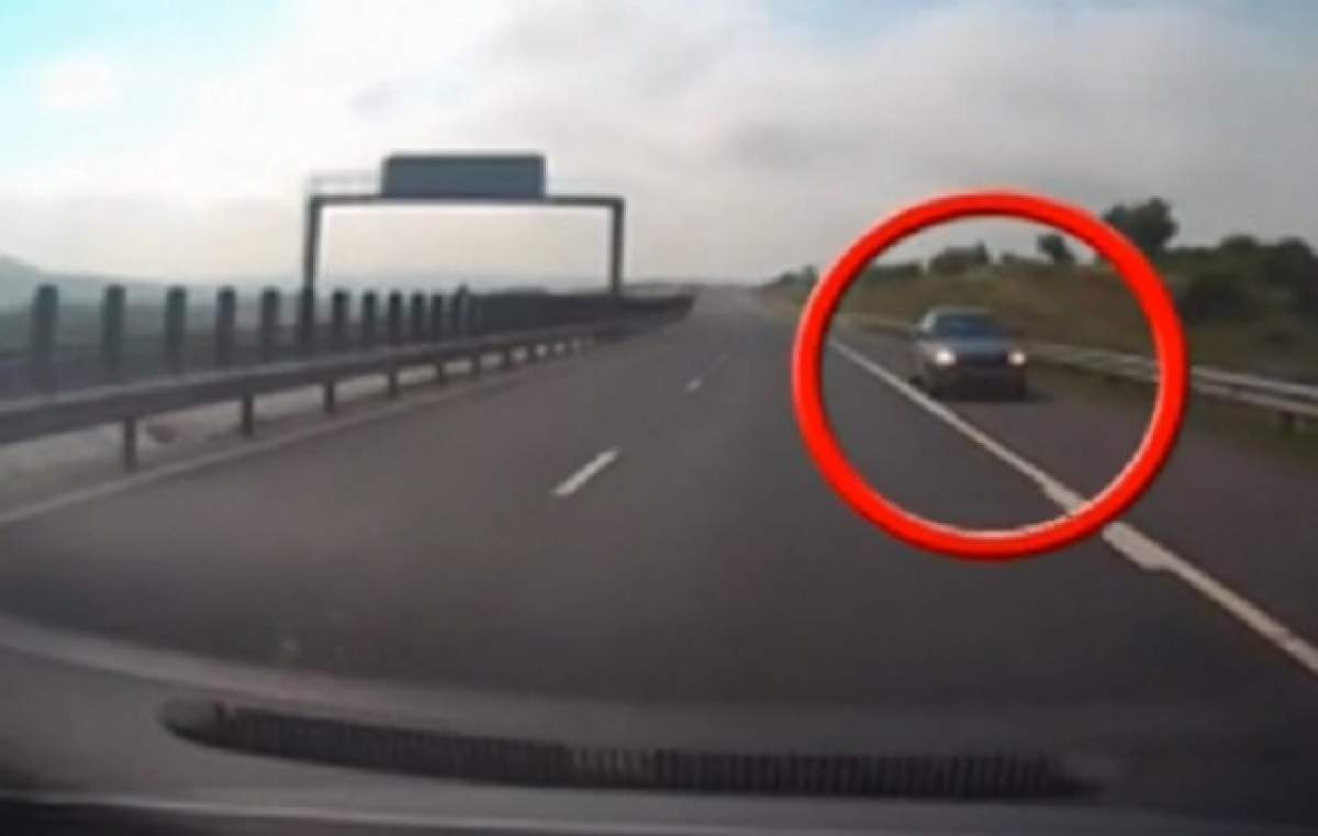 VIDEO / Inconştienţă la volan! Un bărbat a condus pe contrasens