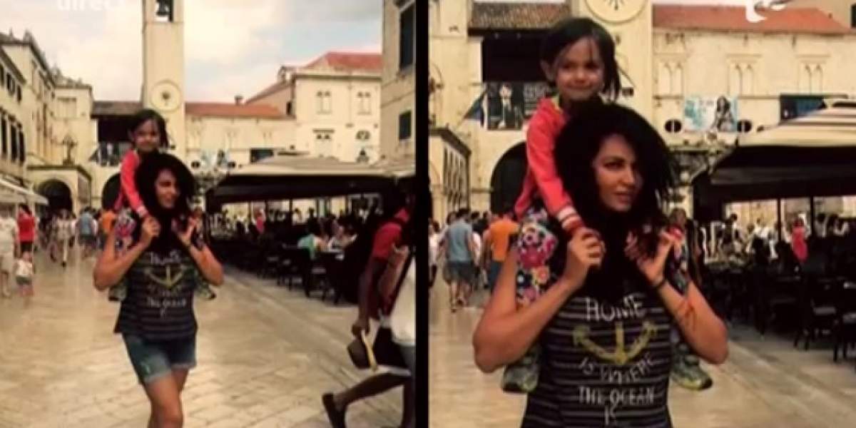 VIDEO / Nicoleta Luciu îşi pune sănătatea în pericol? Vacanţa în Croaţia o poate costa scump