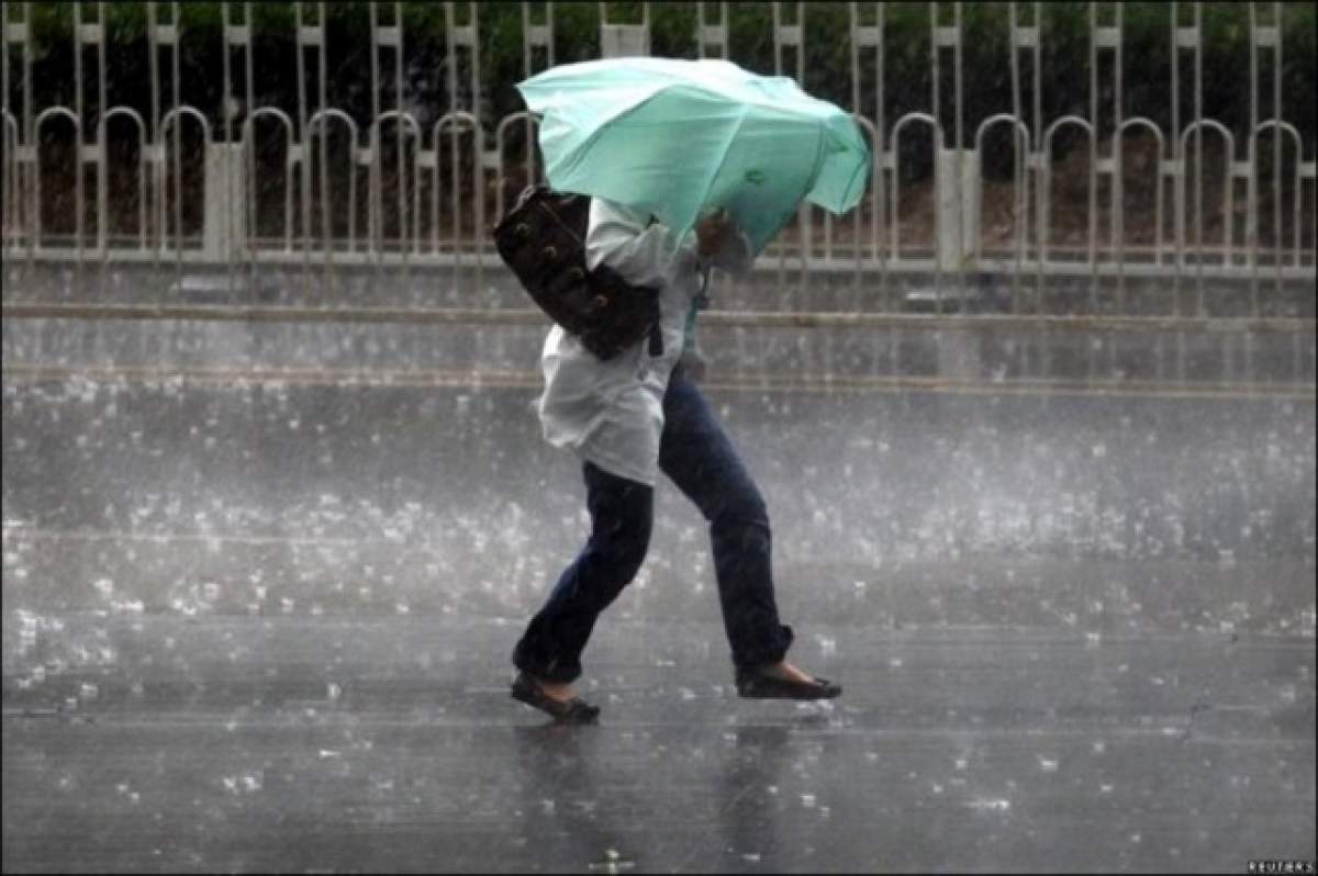 Avertizare meteo! Ploi torenţiale, vijelii şi grindină