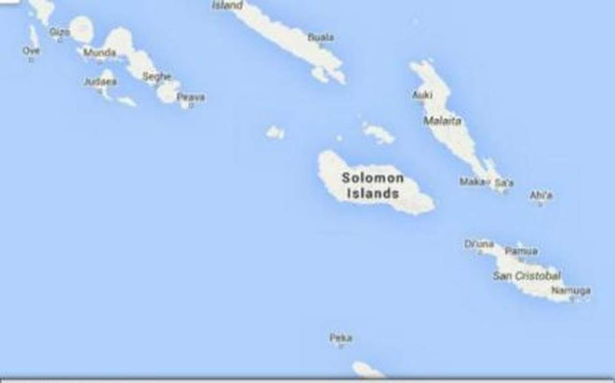 Cutremur de 7 grade pe scara Richter în Insulele Solomon