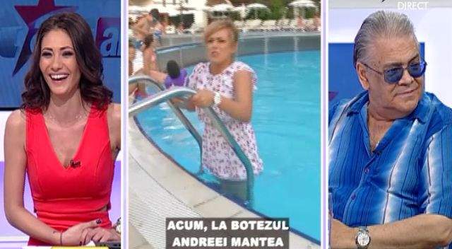 FOTO &VIDEO / Reporterul Antena Stars a făcut spectacol la botezul fiului Andreei Mantea. Ce s-a văzut la TV e incredibil