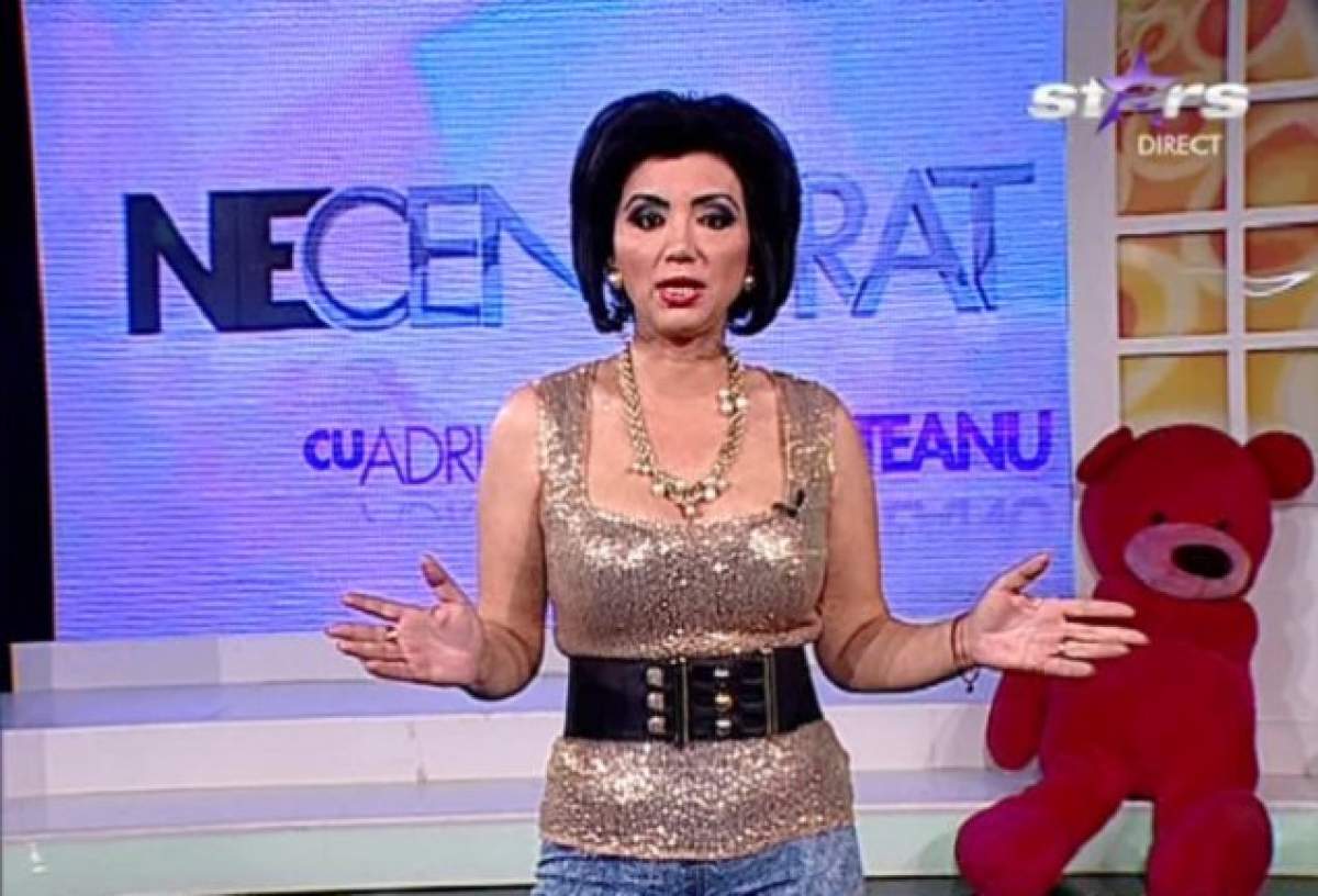 Cât de sexy este Adriana Bahmuţeanu! Vedeta a purtat o rochie transparentă la tv