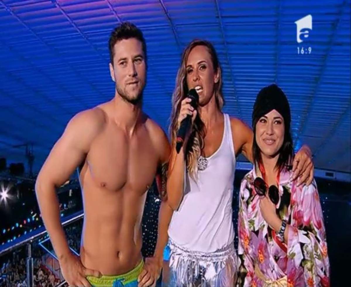 VIDEO / Asta da surpriză! Deea a venit să-l susţină pe Tomi la "Splash! vedete la apă". Vezi cum a reacţionat ispita