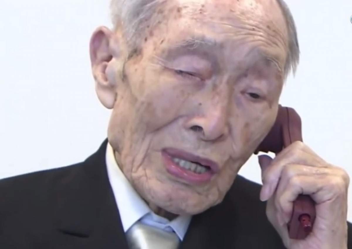 VIDEO / Sakari Momoi, cel mai bătrân bărbat din lume, a murit la vârsta de 112 ani