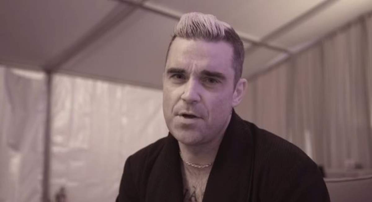 VIDEO / MESAJUL lui Robbie Williams înainte de concertul de la Bucureşti: "Vin să vă distrez!"
