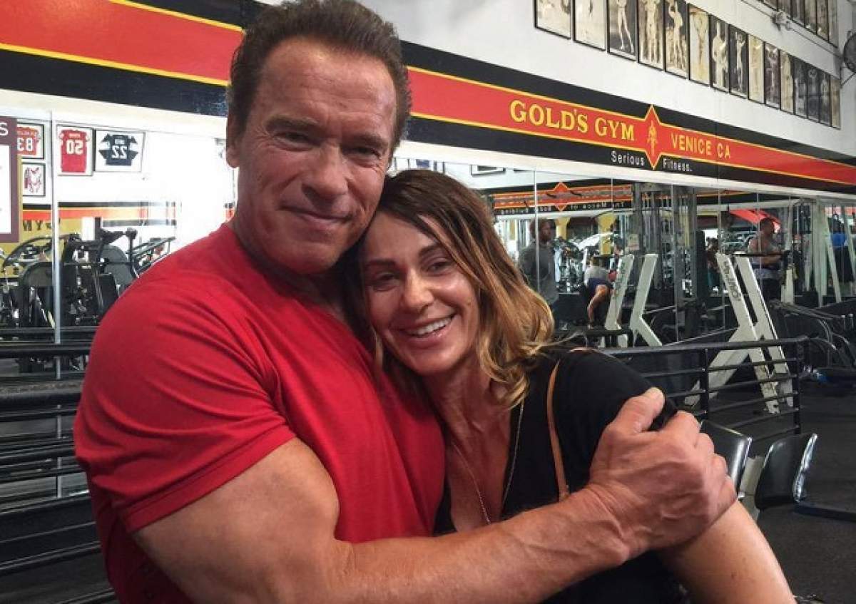 VIDEO /  Imagini senzaţionale! Arnold Schwarzenegger, antrenat de Nadia Comăneci