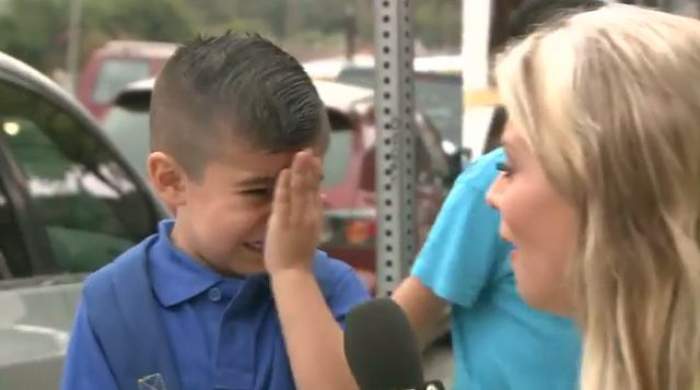 VIDEO / Jurnalista Courtney Friel a făcut un copil să plângă. Imaginile au făcut înconjurul lumii