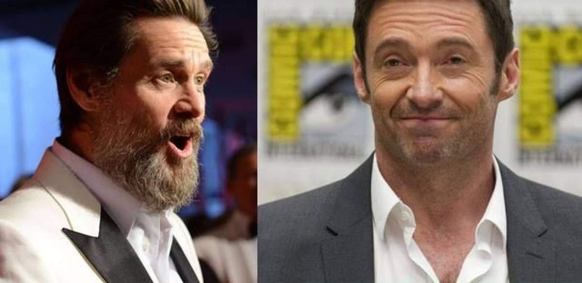 VIDEO / O să râzi cu lacrimi! Hugh Jackman şi Jim Carrey s-au imitat reciproc pe internet!