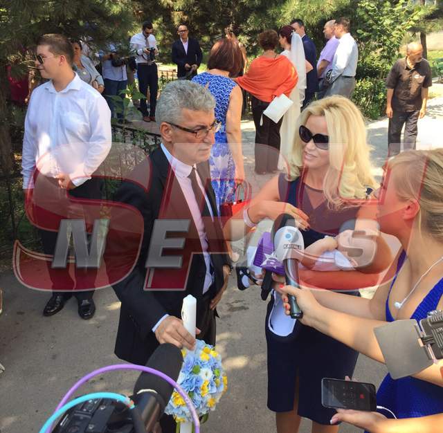 FOTO&VIDEO / Silviu Prigoană, carieră de succes în... năşit! Noua iubită, apariţie răvăşitoare la braţul afaceristului