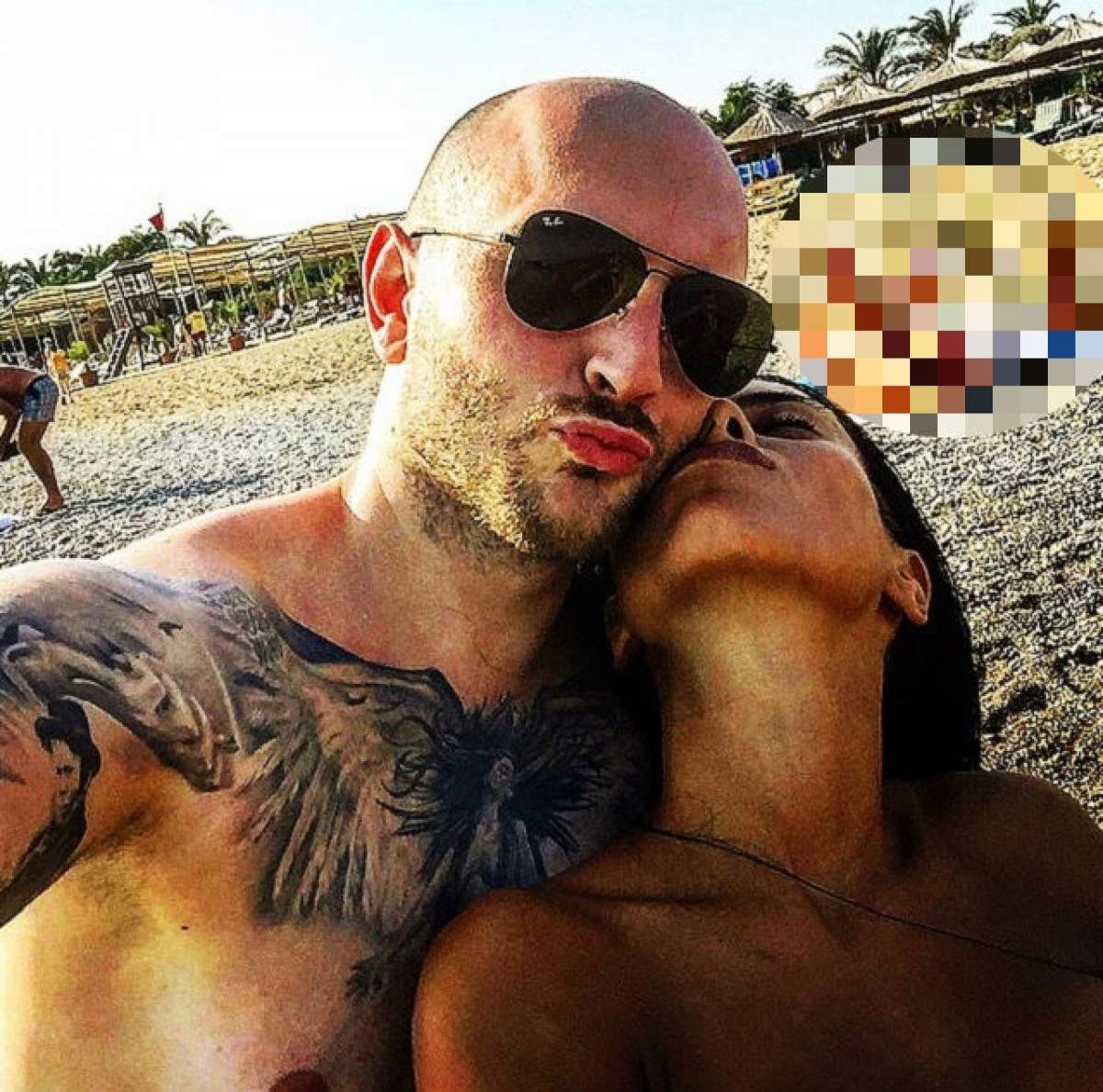 Cătălin Bordea şi soţia, Livia, la mare. Au făcut un selfie, dar ce s-a întâmplat în spatele lor o să rămână pentru totdeauna în albumul foto