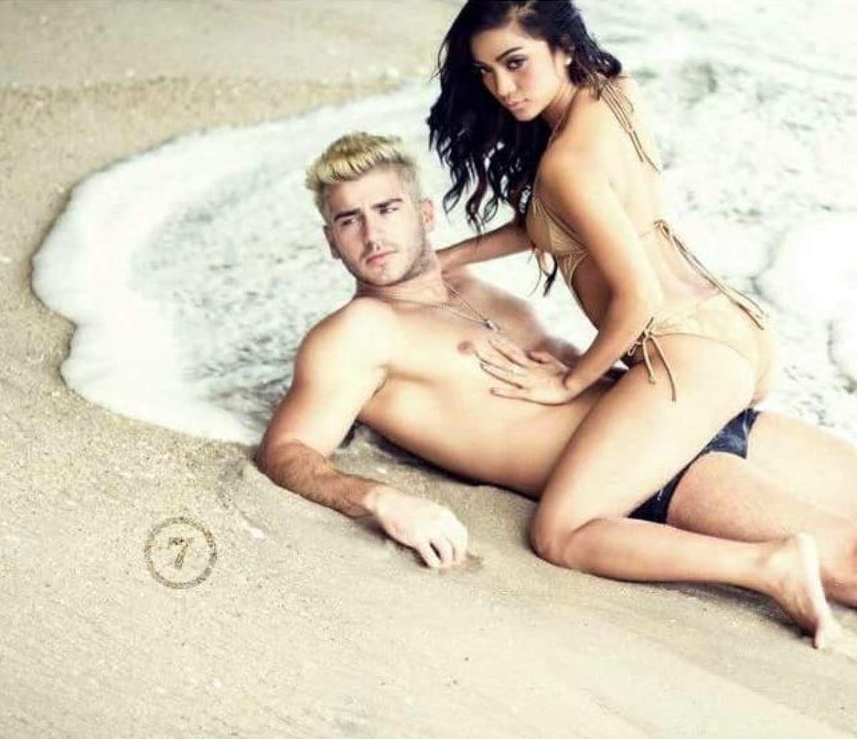 FOTO / Sorin Dumitraş, topit după iubita lui celebră! Cât de intimi au fost cei doi pe plajă