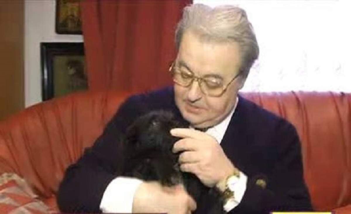 VIDEO / Corneliu Vadim Tudor, un mare iubitor de câini! Imagini de colecţie cu tribunul şi cei mai buni prieteni ai săi!