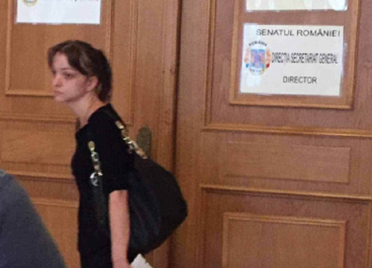 Fiica lui Corneliu Vadim Tudor, vizită la Senat la o săptămână de la moartea tatălui