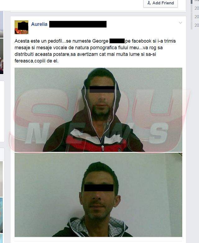 Ce a făcut o mamă disperată după ce fiul ei a fost agăţat de un pedofil, pe Facebook!