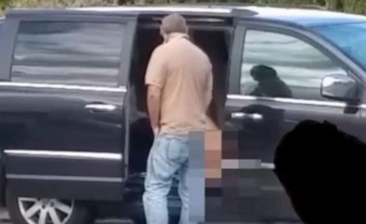 VIDEO / Imagini incredibile! O femeie a fost surprinsă în timp ce se satisfăcea singură într-o parcare