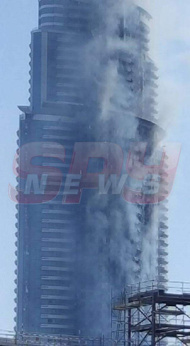 FOTO / Imaginile groazei! Cum a ajuns cenuşă hotelul din Dubai ars în seara de Revelion