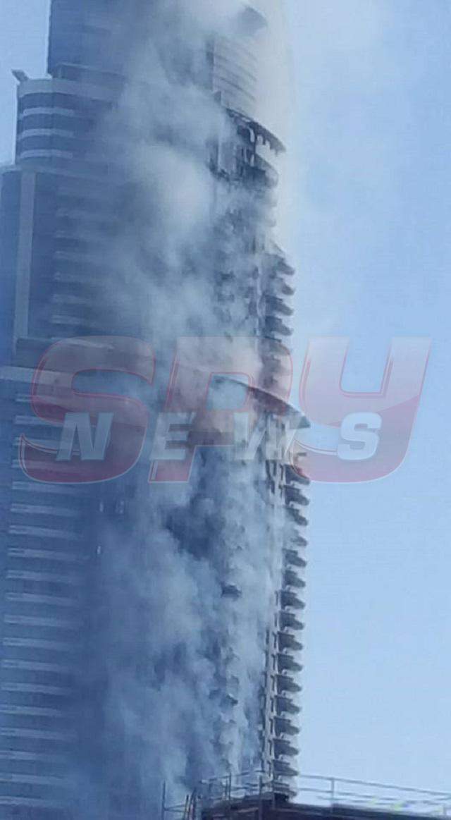 FOTO / Imaginile groazei! Cum a ajuns cenuşă hotelul din Dubai ars în seara de Revelion