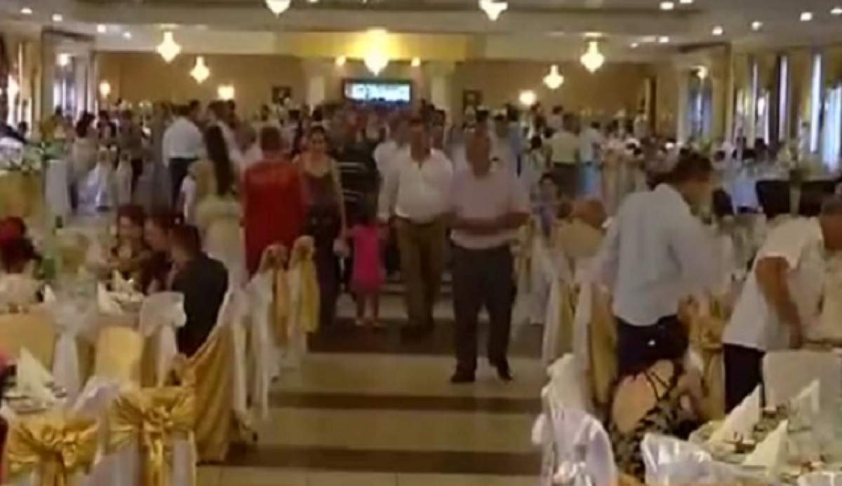 VIDEO / Nuntă în palatul de aur! Mirii blindaţi cu diamante! Nicolae Guţă şi Florin Salam s-au "duelat" în melodii