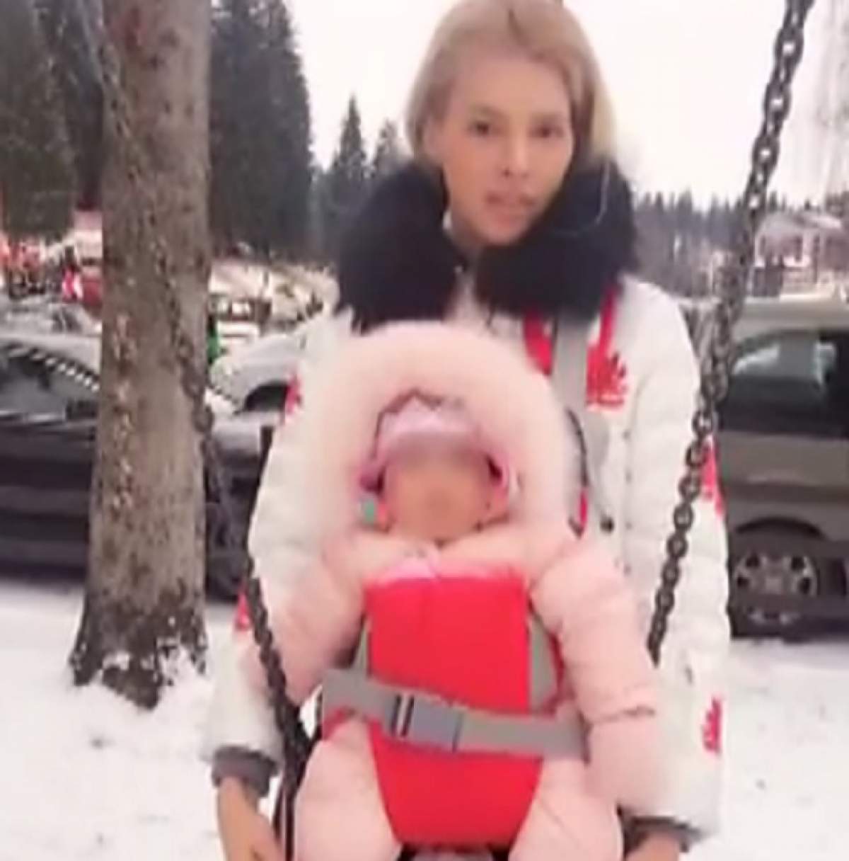 VIDEO / Imaginile tristeţii! Alina Borcea, supărată lângă copii! Nimic n-o poate face să uite de sarcina Valentinei Pelinel