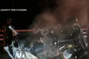 VIDEO / Jamie Foxx, la un pas de moarte! A scăpat din maşină înainte ca aceasta să devină o minge de foc!