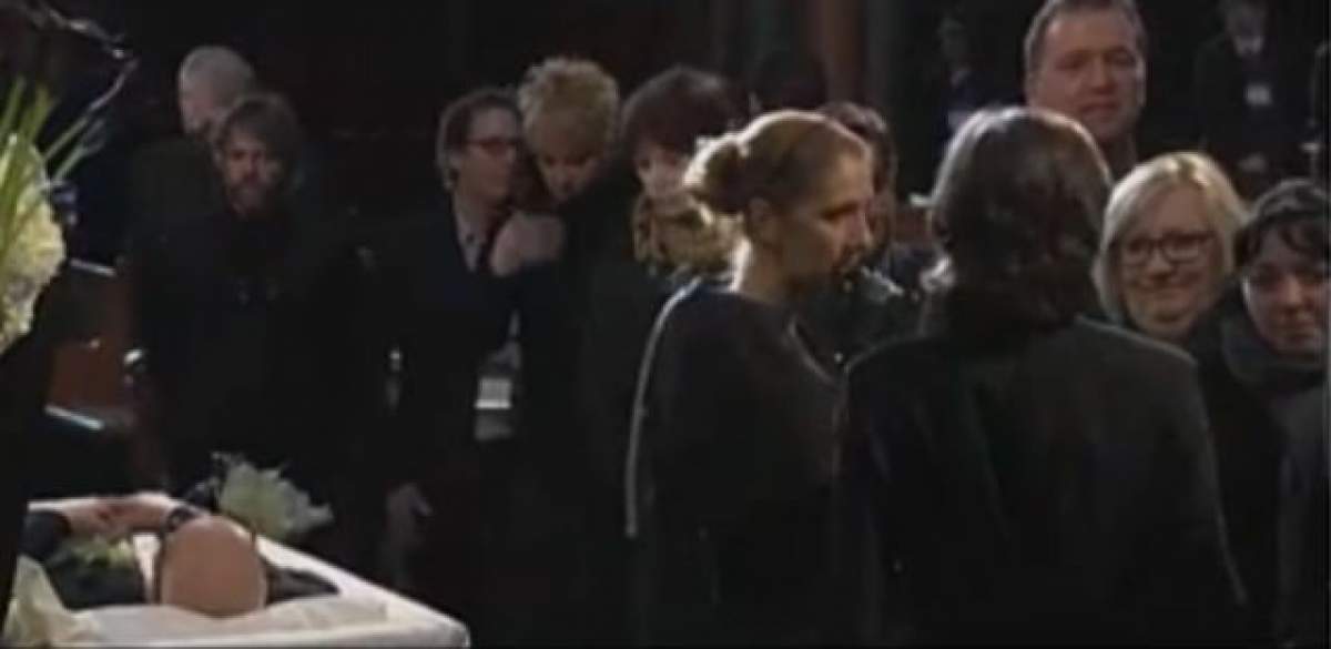 VIDEO / Celine Dion, imaginea durerii. Cântăreaţa, sfâşiată de suferinţă la capătâiul soţului ei