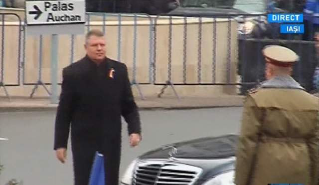 Klaus Iohannis, primul discurs de Ziua Unirii: "Revin mereu cu mare bucurie la Iaşi!" Imagini de la ceremonie