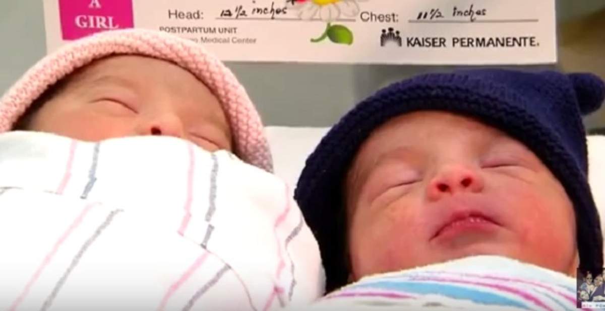 VIDEO / Sunt gemeni, dar s-au născut în ani diferiţi! Cum a fost posibil aşa ceva