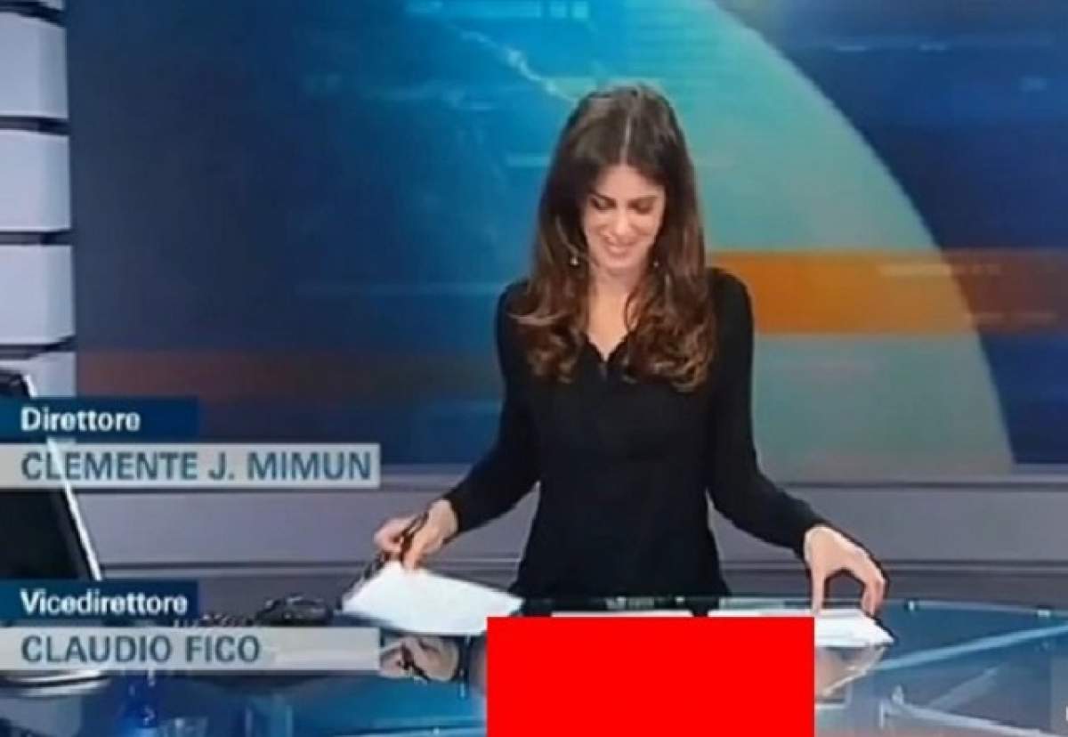 VIDEO / Gafa incredibilă a unei prezentatoare TV. A arătat TOTUL în direct!