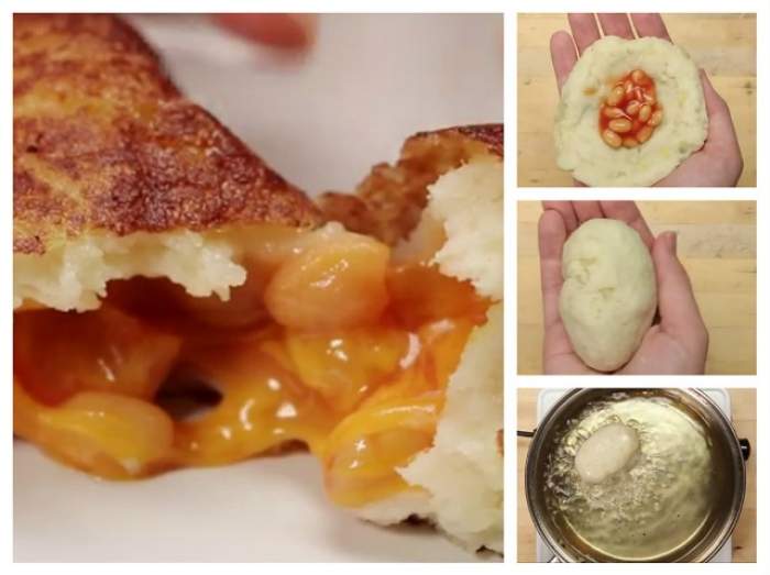 VIDEO / REŢETA ZILEI: MIERCURI - Cartof umplut cu fasole. Simplu de preparat şi te lingi pe degete!