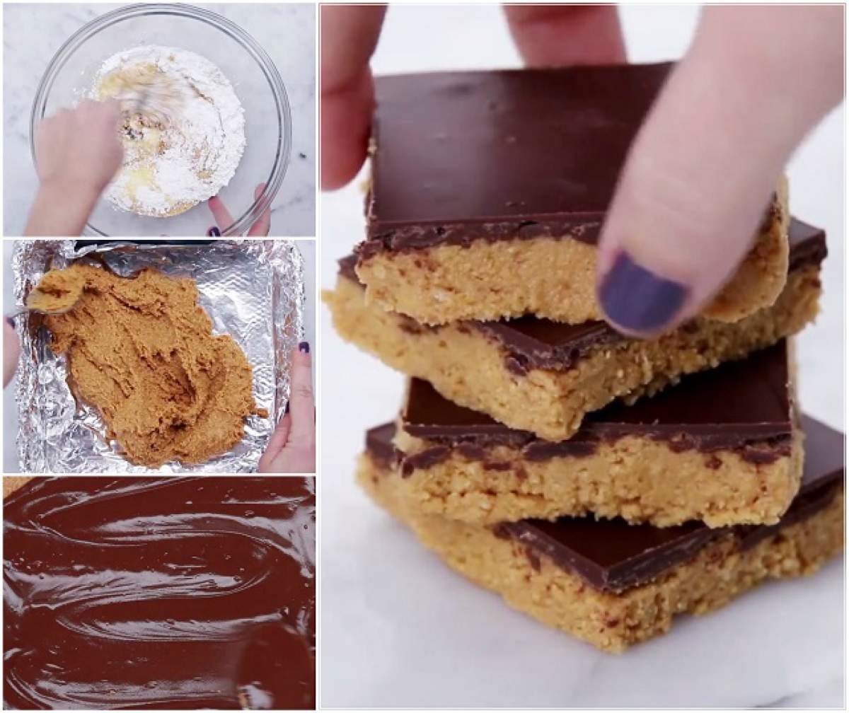 VIDEO / REŢETA ZILEI: JOI - Prăjitură cu unt de arahide ce nu necesită coacere! Reţeta care-ţi va lăsa gura apă