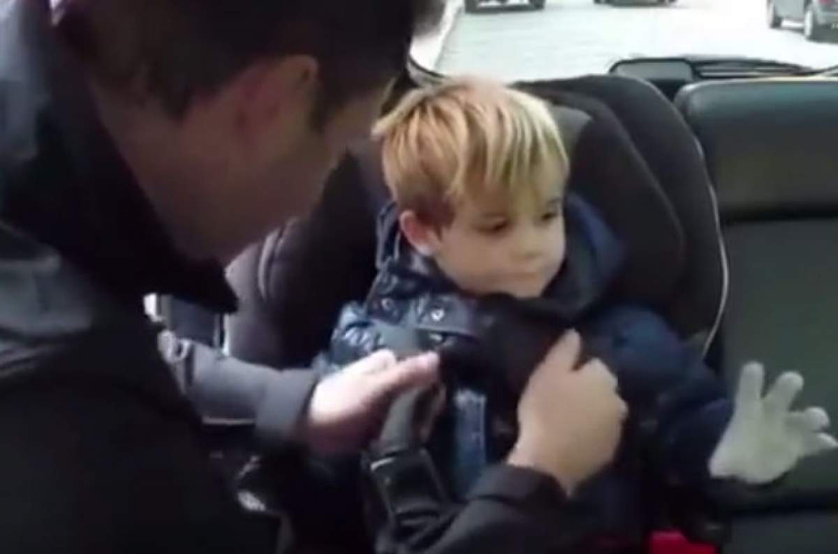 VIDEO /  Testul care îi poate salva viaţa. Ce faci greşit atunci când asiguri copilul în scaunul auto