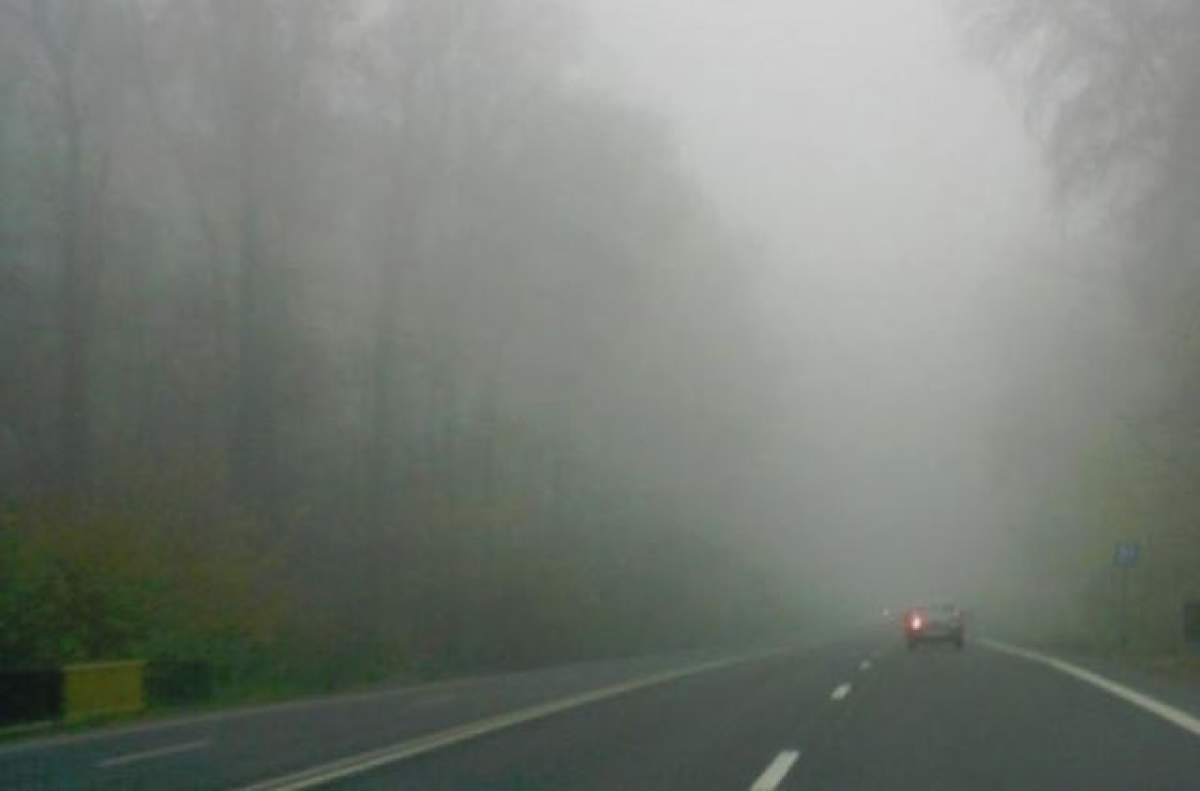 Atenţie şoferi! Cod galben de ceaţă în mai multe judeţe din ţară. Care sunt zonele vizate?