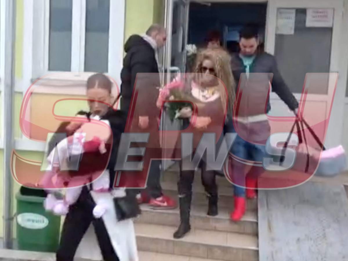 VIDEO / Primele imagini! Sânziana Buruiană şi-a luat odorul acasă