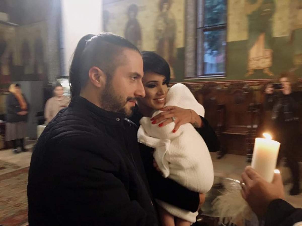 FOTO / Adelina Pestriţu, părinte spiritual pentru a doua oară! Toată lumea a fost atentă la ţinuta ei