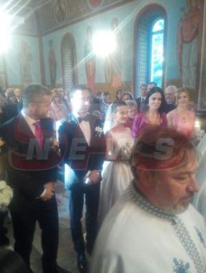 VIDEO & FOTO PAPARAZZI / Andreea Răducan şi Daniel Tandreu, primele imagini din timpul ceremoniei religioase!