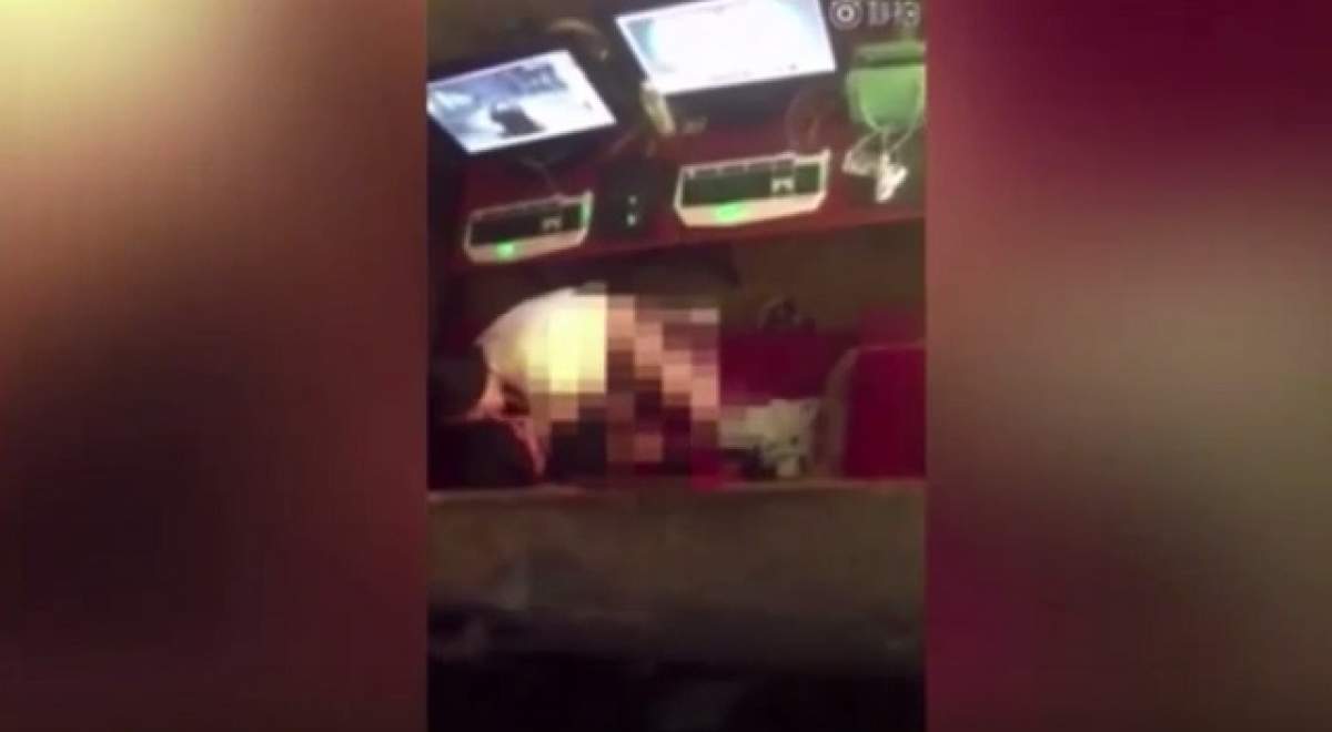 VIDEO / Au crezut că nu îi vede nimeni şi au început să facă sex! Imagini interzise într-un internet cafe