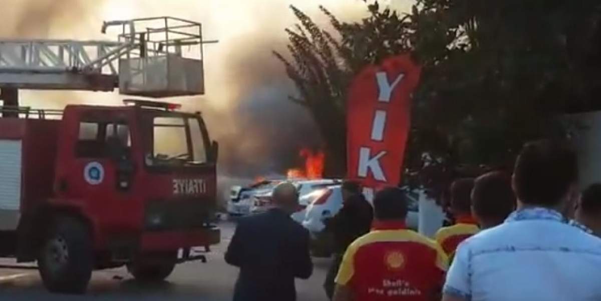 VIDEO / Panică în Turcia. O explozie a avut loc într-o parcare