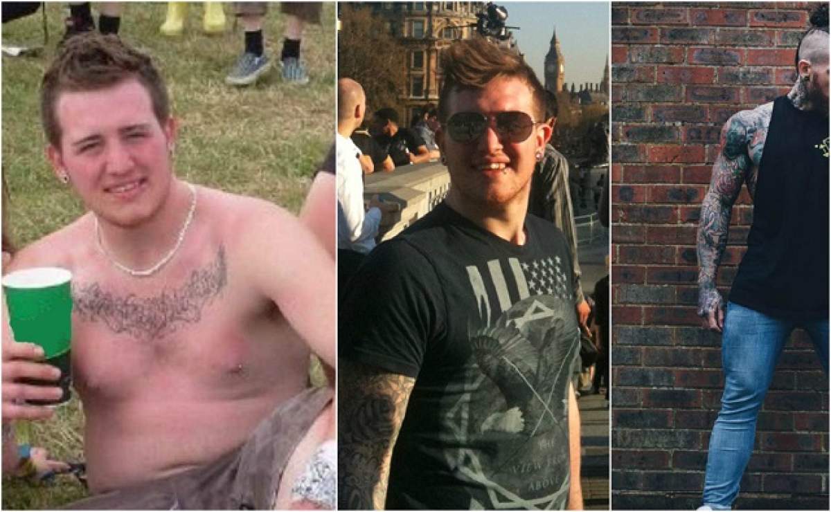 N-avea încredere în el așa că a început să tragă de fiare ca să ajungă ce-și dorea! A slăbit 22 de kilograme și acum arată așa