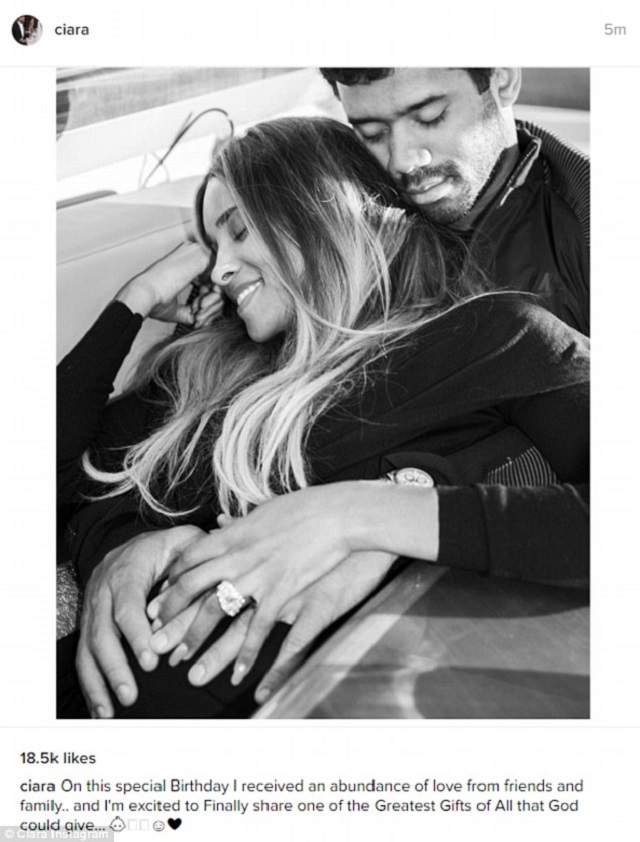 E oficial! Ciara este însărcinată cu Russell Wilson