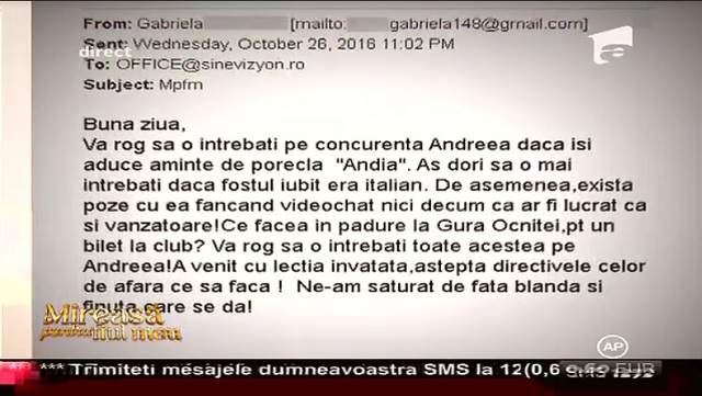 VIDEO / Andreea, concurentă la "Mireasă pentru fiul meu", acuzată că a făcut videochat! Reacţia ei explică tot
