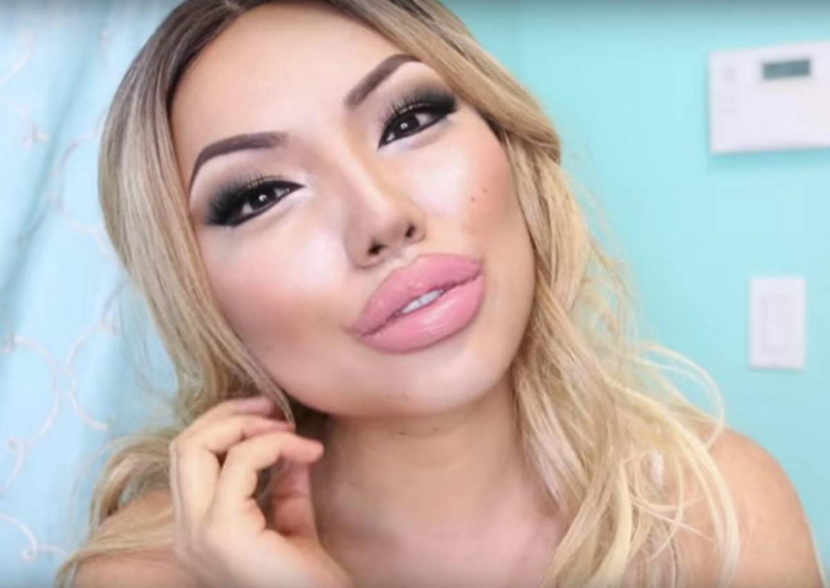 VIDEO / Vrei ca buzele tale să aibă aspect de botox? Nimic mai simplu! Uite ce buze mari îţi poţi face prin machiaj